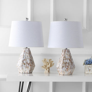 Isabella 21" Seashell LED Table Lamp - JONATHAN Y